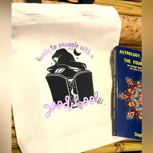 Canvas tote bag. Use for books, toys, beach towel, etc.